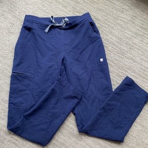 Figs scrub pants- straight leg navy blue